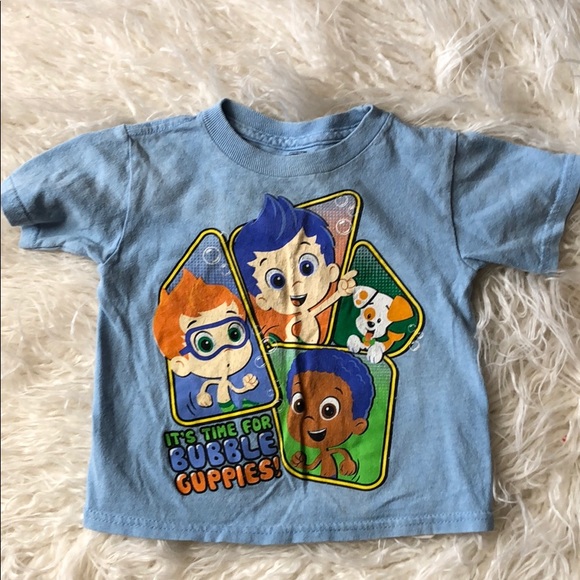 Bubble Guppies Toddler Girl Hello Guppies Shirt Top New 3T